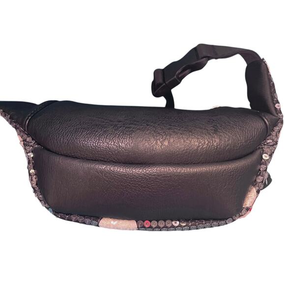 Loungefly x Disney Minnie Mouse Sequined Fanny Pack Polka Dot Belt Bag - Picture 9 of 12